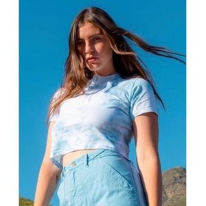 Big Bud Press Cropped Henley Tee